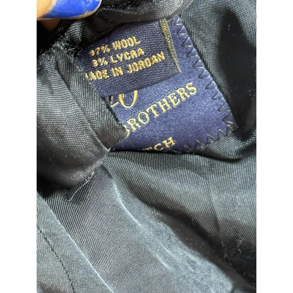 Brooks Brothers‎ 346 Blazer Mens 42 Blue Wool Stretch Two Button Sport Coat